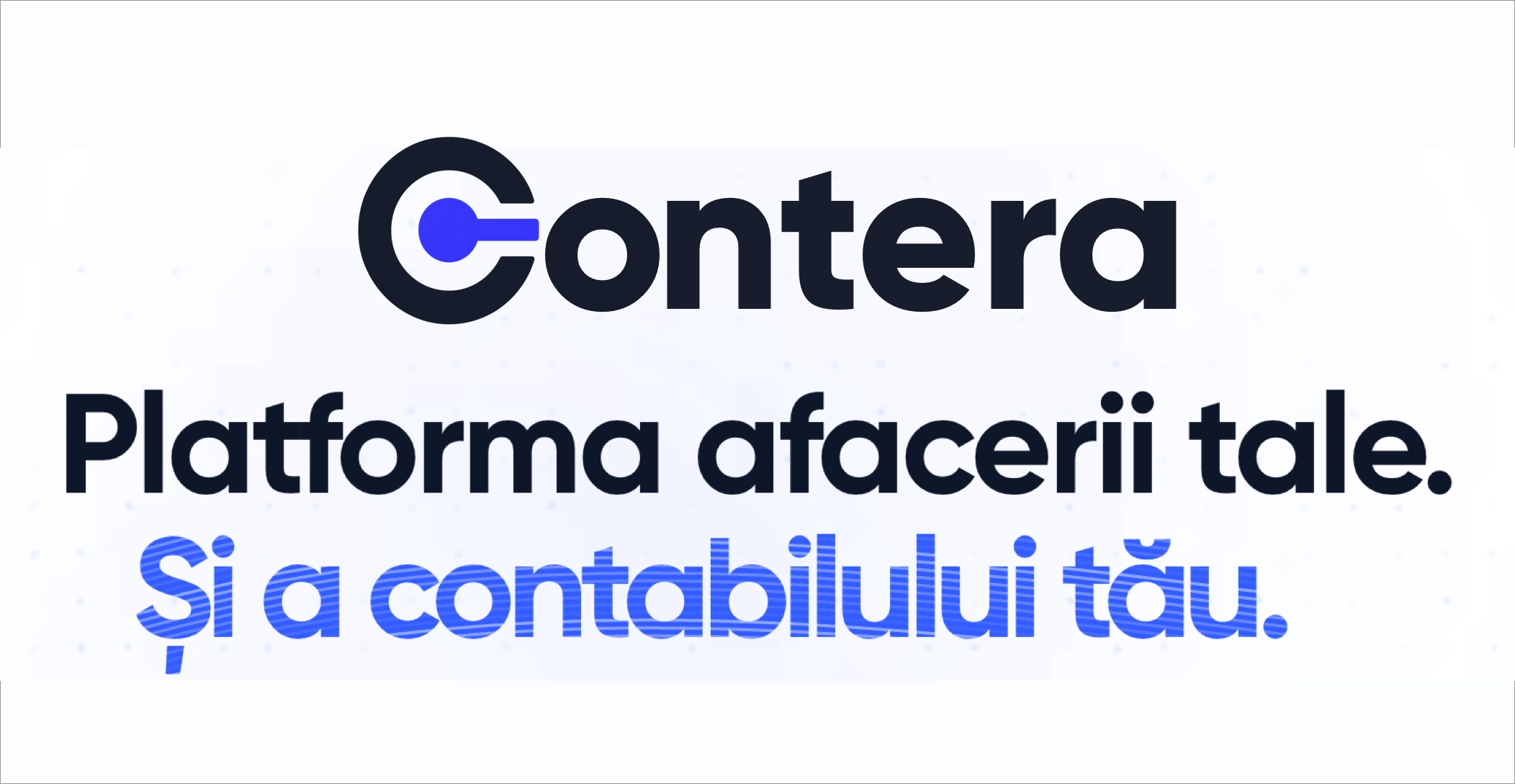 Contera — Platforma afacerii tale. Și a contabilului tău.